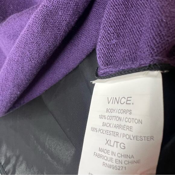 Vince Purple Crew Neck Sweater with Relaxed Fit - Picture 5 of 7